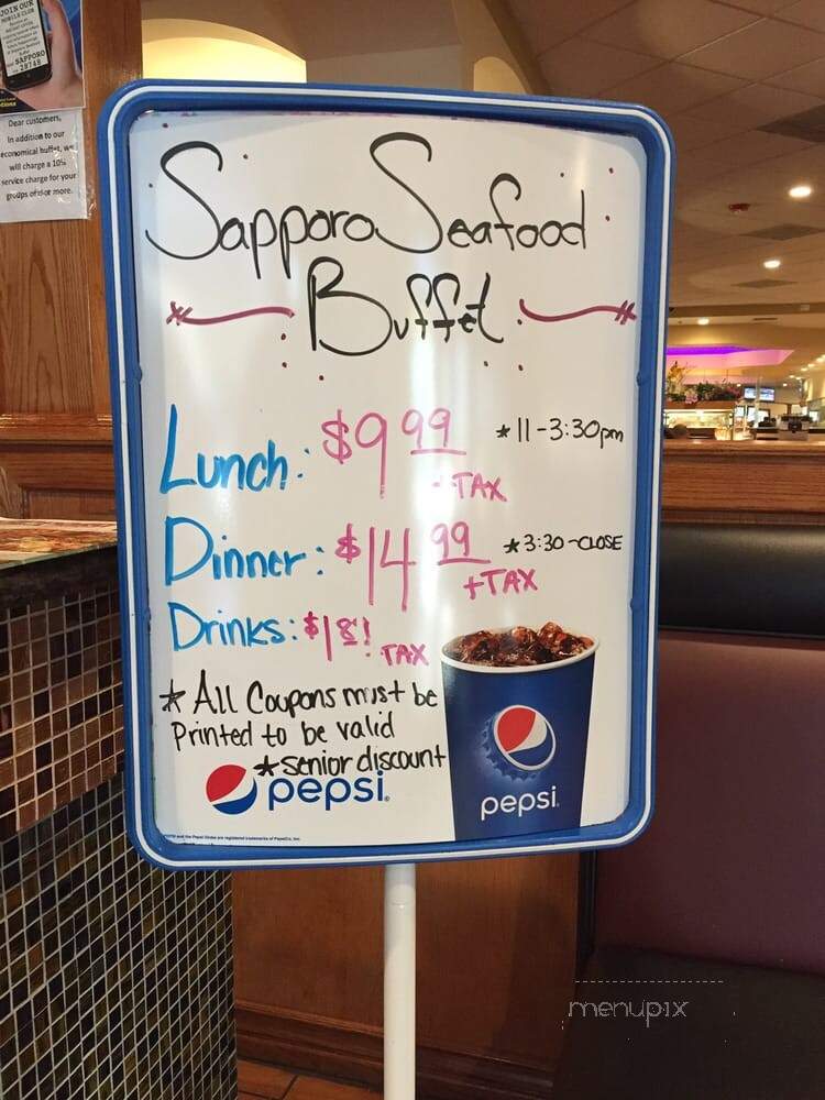 Sapporo Seafood Buffet - Corona, CA