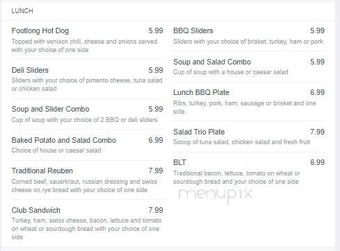 Coyote Sam's Bar and Grille - Tyler, TX menu_pic