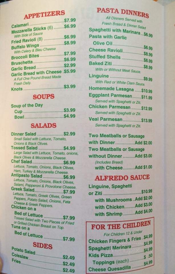 Original Pizza - Indian Shores, FL menu_pic