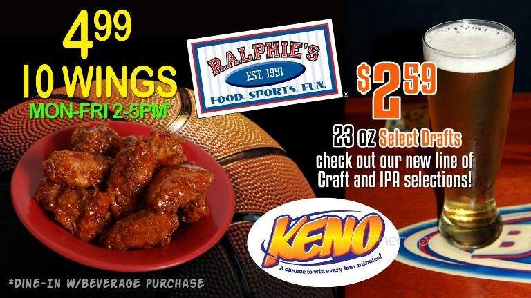 Ralphie's - Marion, OH menu_pic