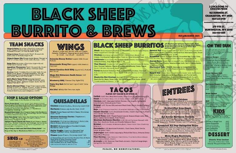 Black Sheep Burrito & Brews - Huntington, WV