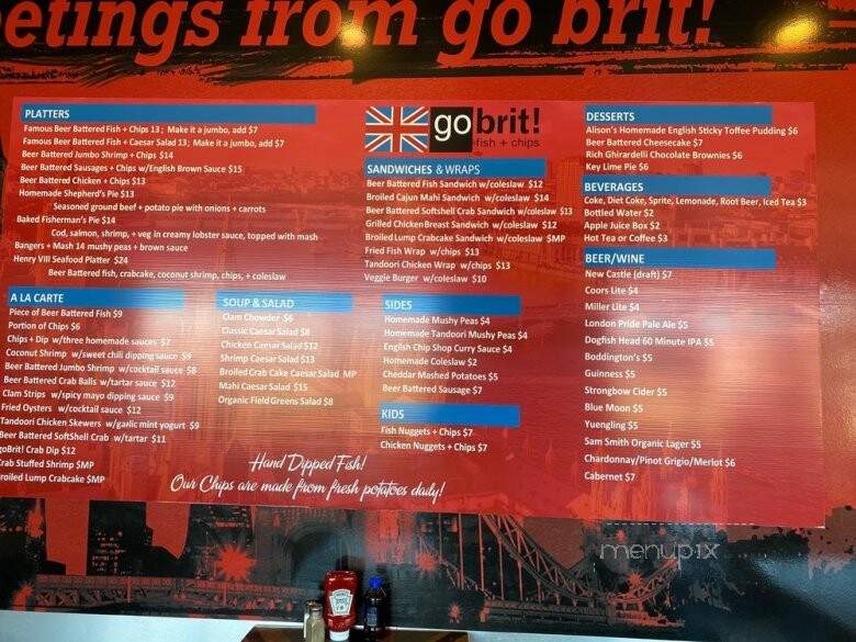 Go Brit - Lewes, DE menu_pic