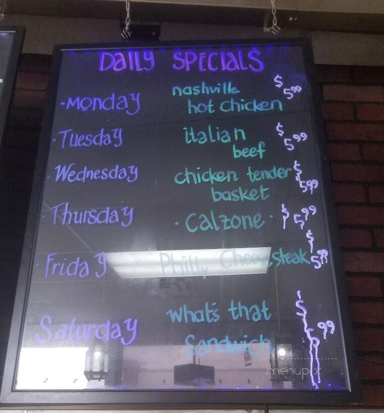 Sandwich Factory - Murfreesboro, TN menu_pic