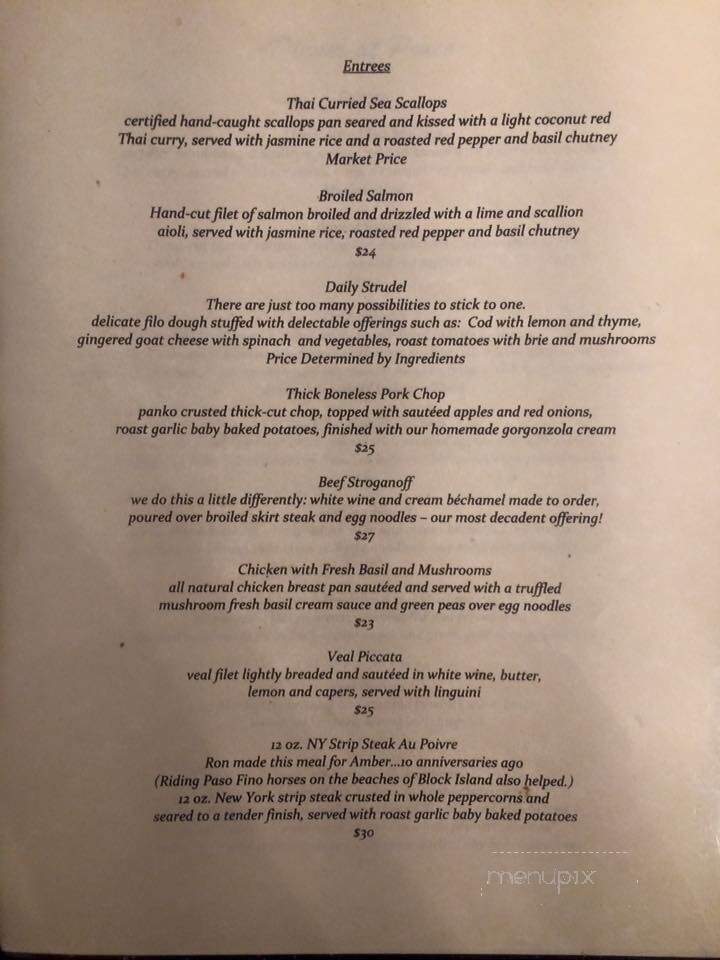 Ponce Bistro - Manchester, VT menu_pic