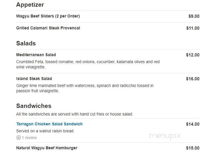DCOTA CAY Restaurant - Dania, FL menu_pic