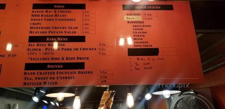 Johnson's BBQ Shack - Greenwood, IN menu_pic