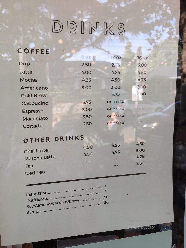 Twentysix Cafe - Portland, OR menu_pic