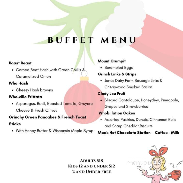 Kestrel Ridge Golf Club - Columbus, WI menu_pic