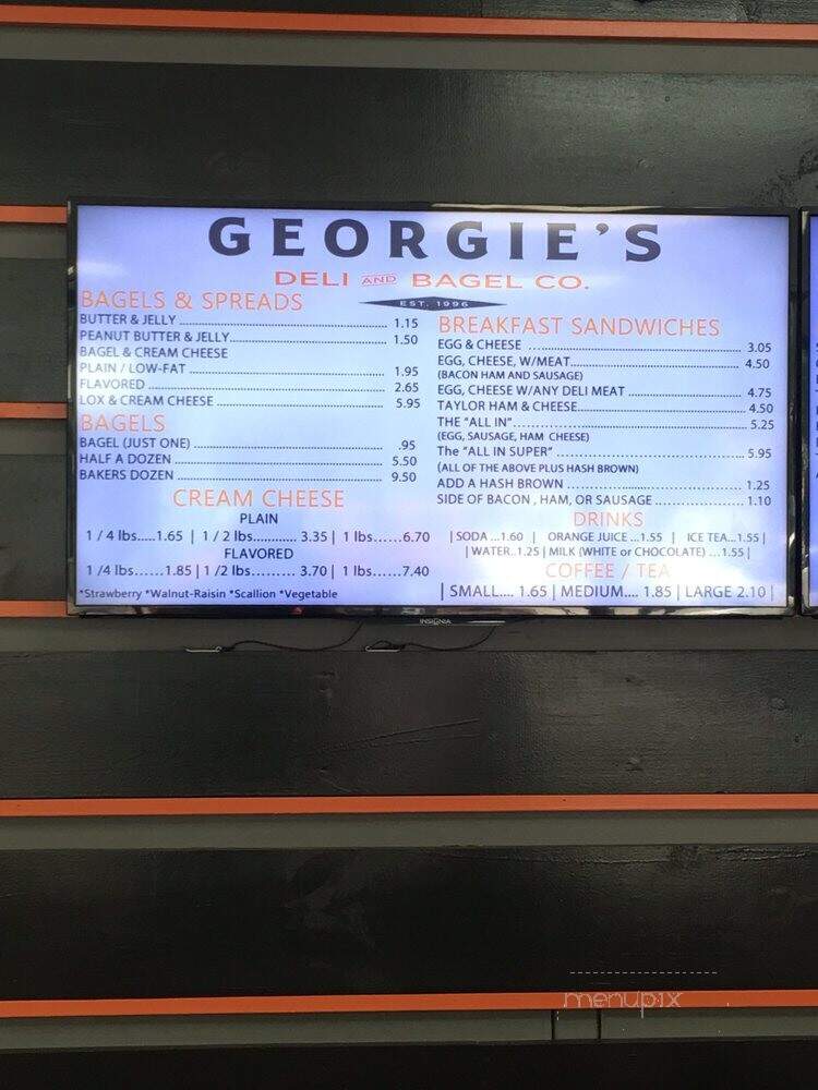 Georgie Bagels - Berwick, PA menu_pic