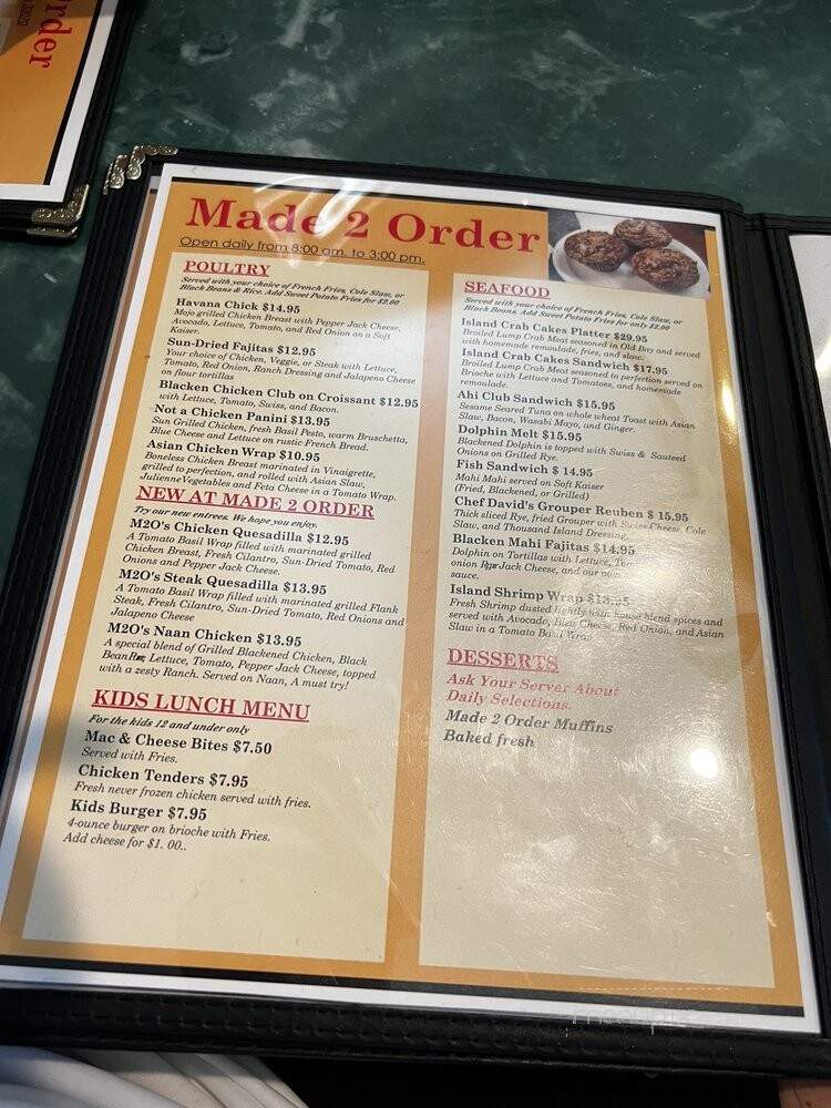 Made 2 Order - Islamorada, FL menu_pic