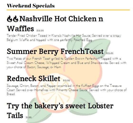 Jan's Place - Jensen Beach, FL menu_pic