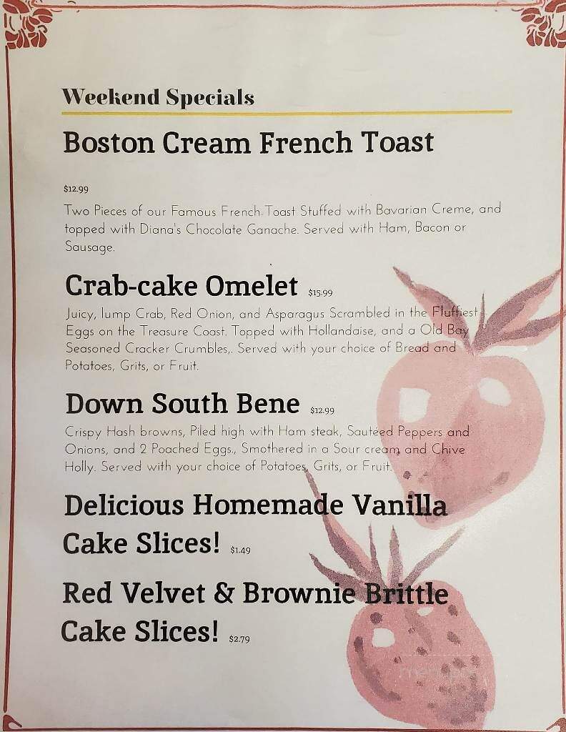 Jan's Place - Jensen Beach, FL menu_pic