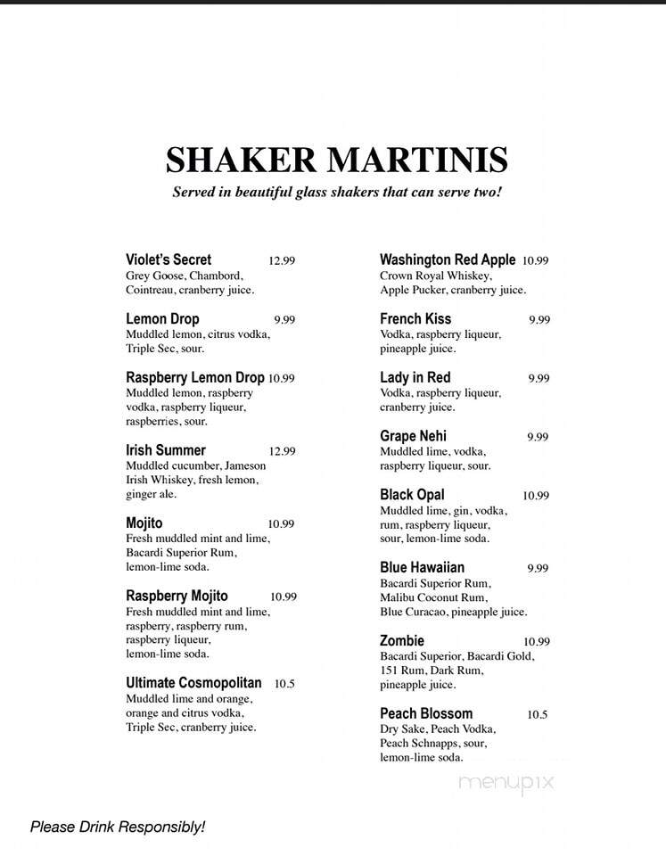 Asian 1 - Burlington, WA menu_pic