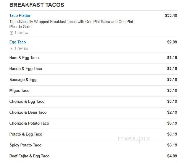 Rosa's Cafe and Tortilla Factory - Highland Village, TX menu_pic