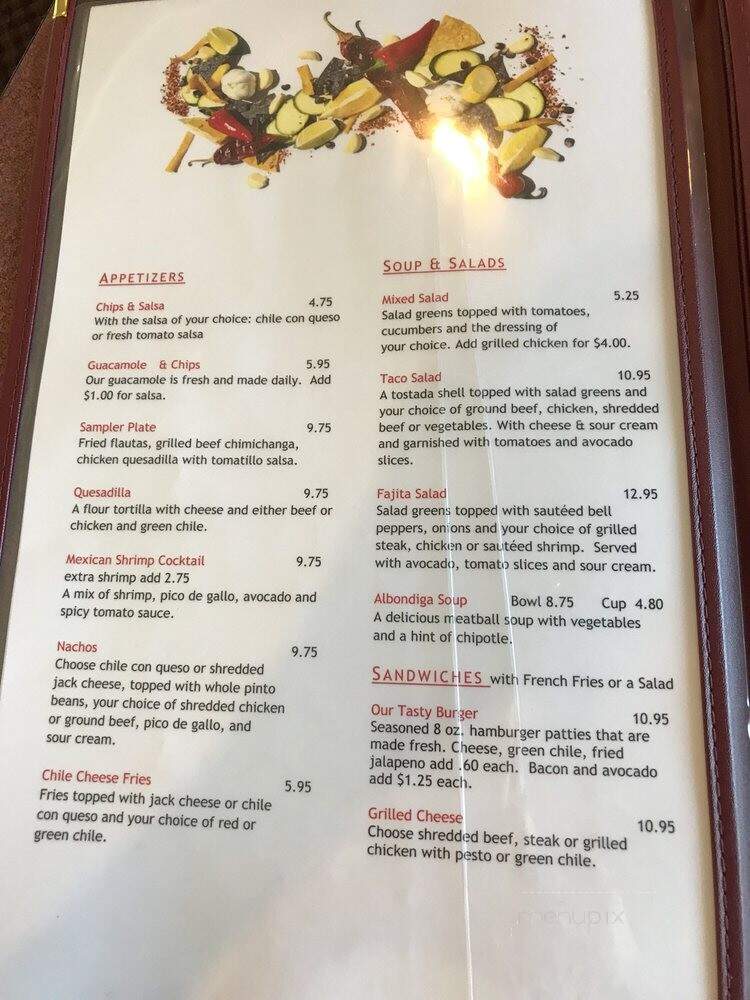 Sopaipilla Factory - Espanola, NM menu_pic