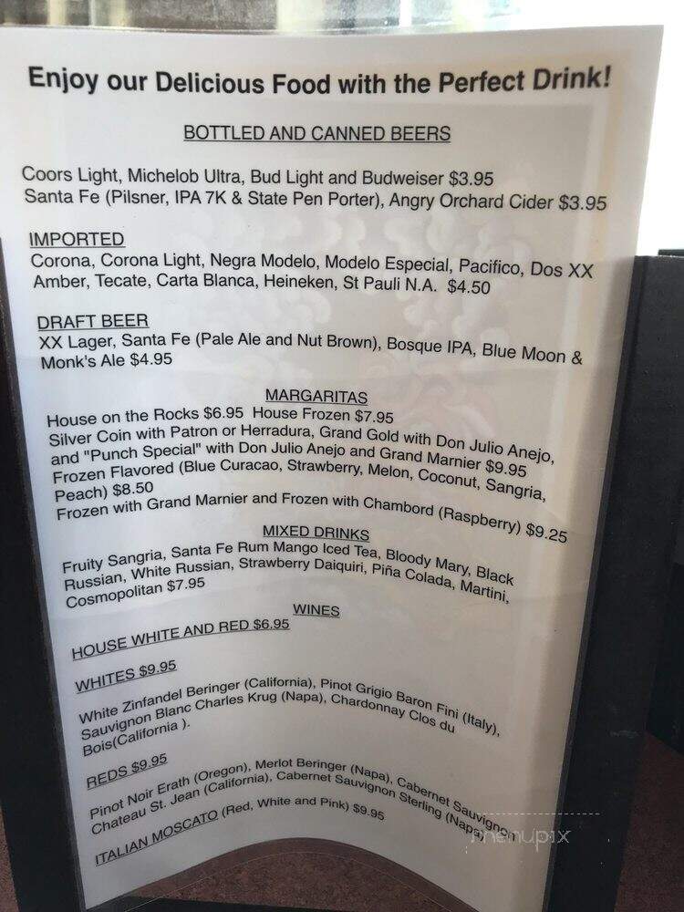 Sopaipilla Factory - Espanola, NM menu_pic