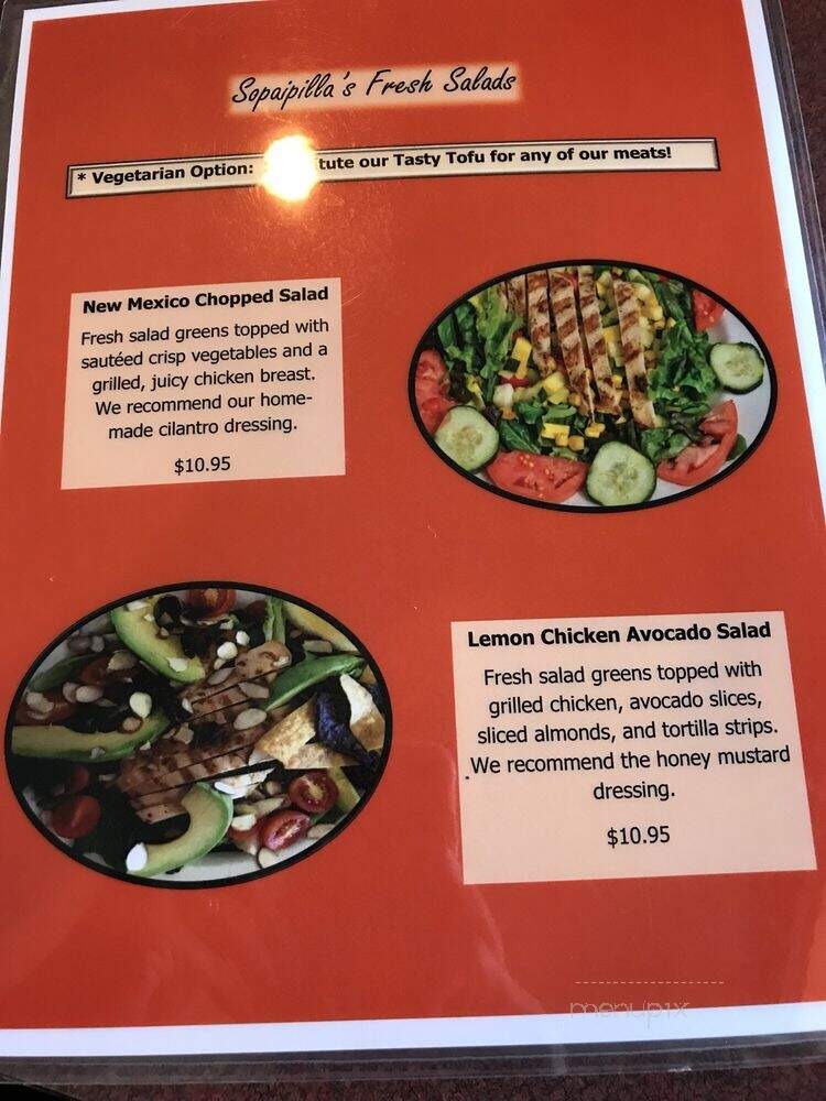 Sopaipilla Factory - Espanola, NM menu_pic