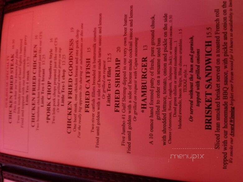 TEXAZ Grill - Phoenix, AZ menu_pic