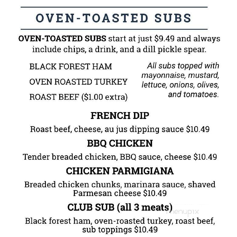 Mr G's Pizza & Subs - Joseph City, AZ menu_pic