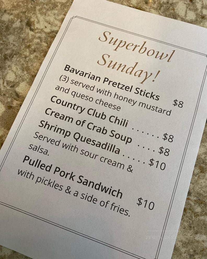 Dewey Beach Club - Dewey Beach, DE menu_pic