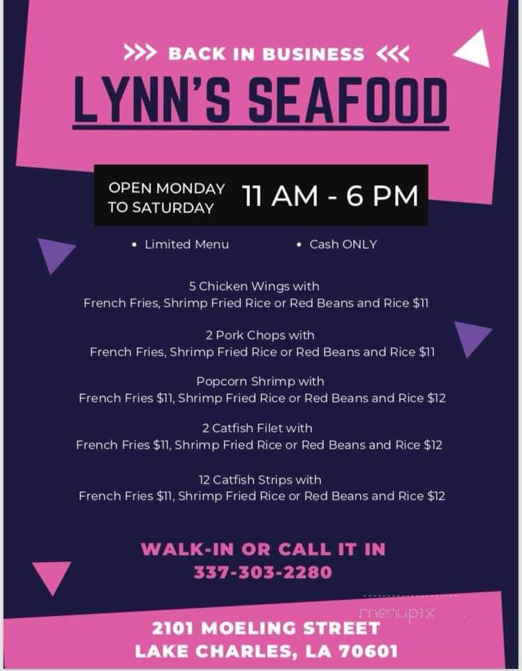 Lynn's Seafood - Lake Charles, LA
