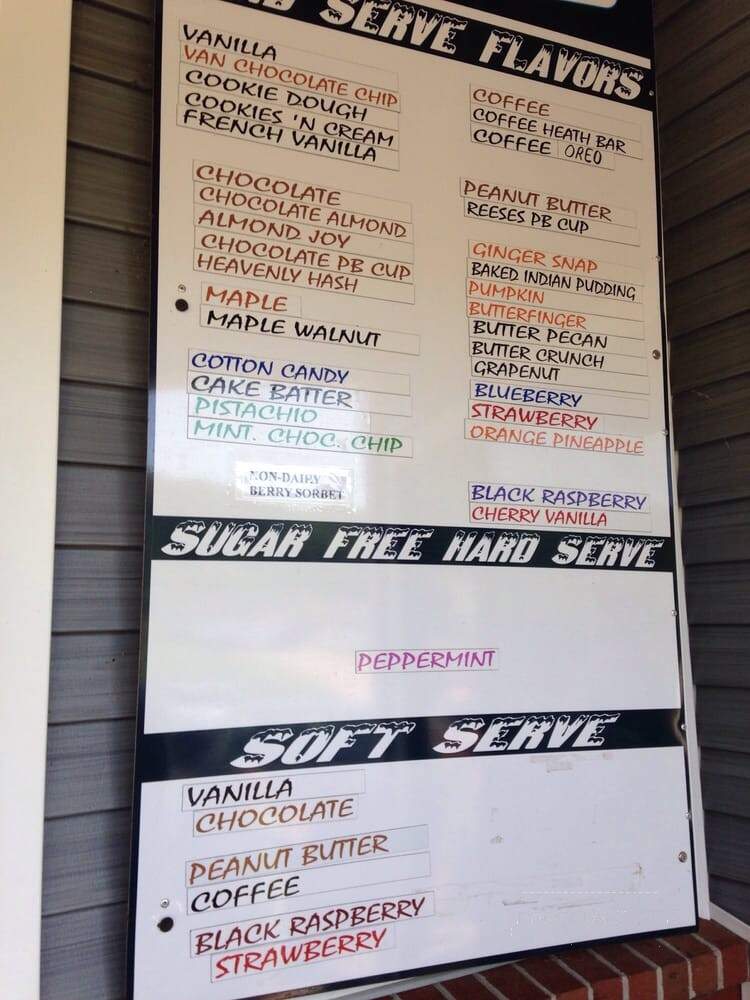 Fielders Choice Ice Cream - Sabattus, ME menu_pic