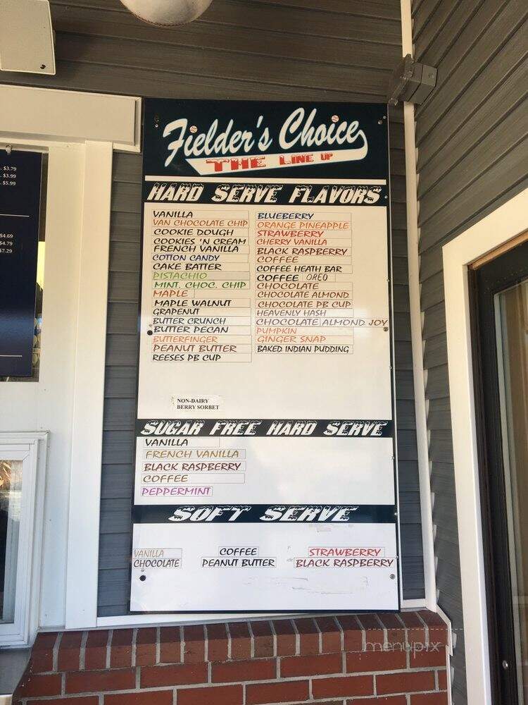 Fielders Choice Ice Cream - Sabattus, ME menu_pic