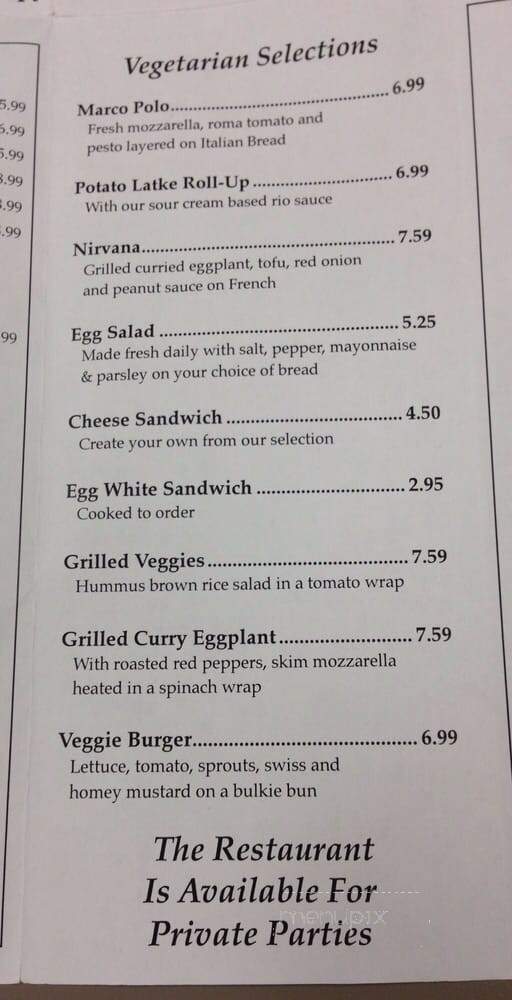 New York Deli - Westborough, MA menu_pic