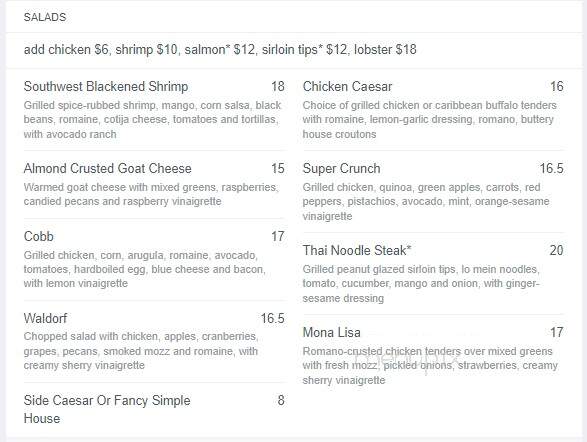 Not Your Average Joe's - North Dartmouth, MA menu_pic