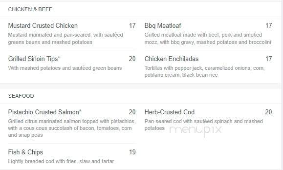 Not Your Average Joe's - North Dartmouth, MA menu_pic