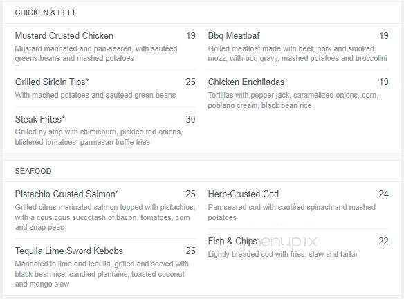 Not Your Average Joe's - North Dartmouth, MA menu_pic