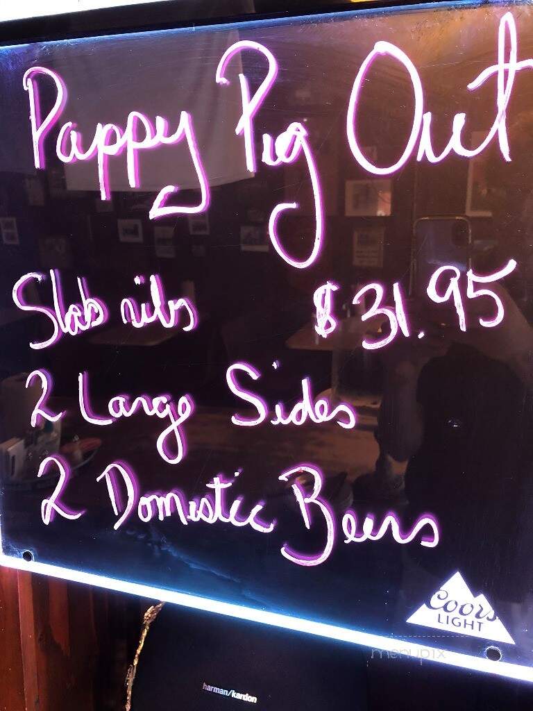 Pappy's Place - Springfield, MO menu_pic