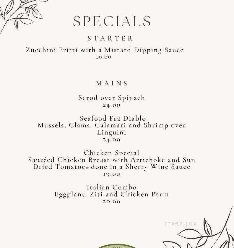 Victor's Maywood Inn - Maywood, NJ menu_pic