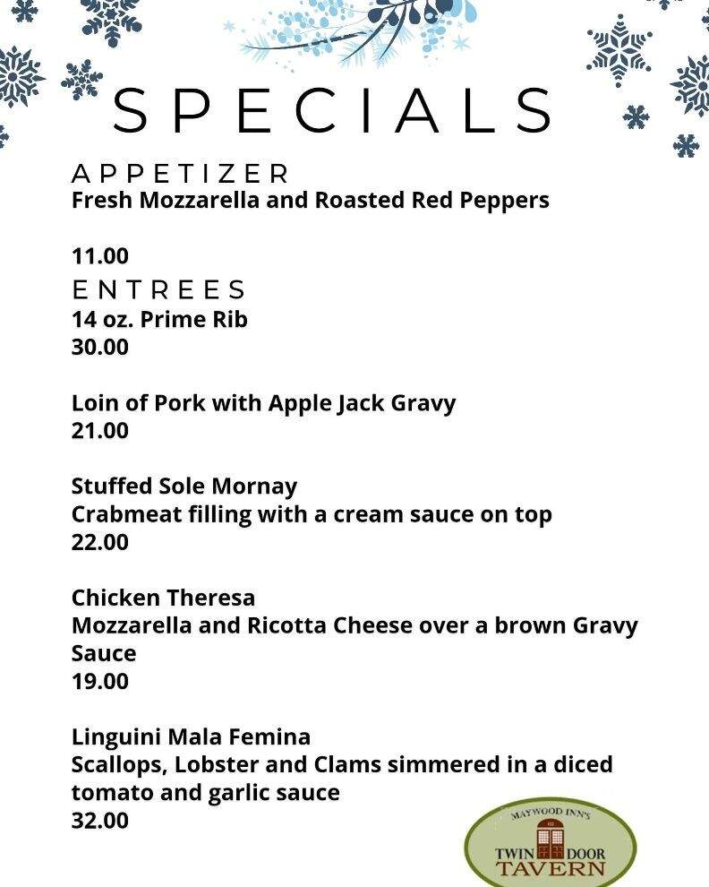 Victor's Maywood Inn - Maywood, NJ menu_pic