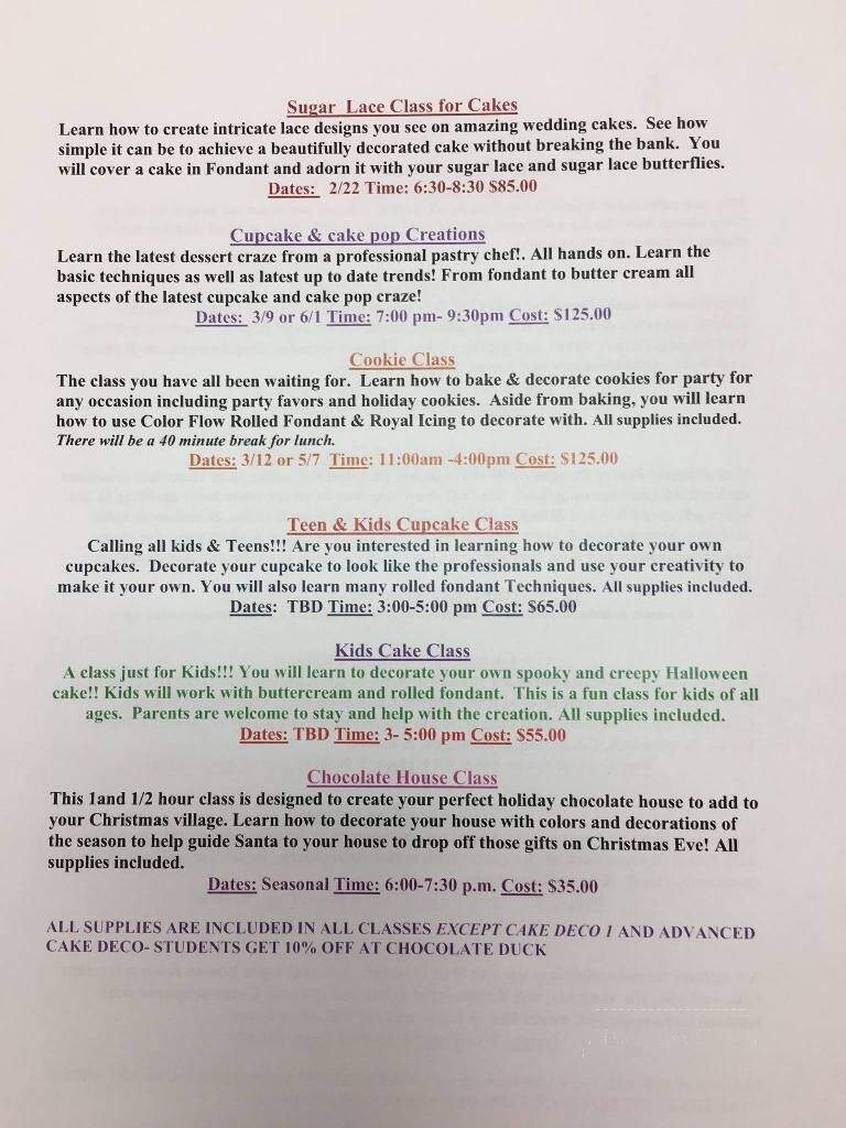Chocolate Duck Candy Hdqrs - Farmingdale, NY menu_pic