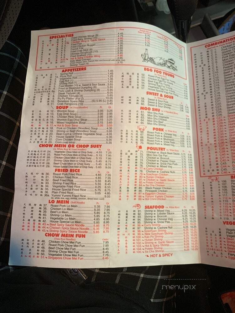 Yummi Yummi - Leland, NC menu_pic