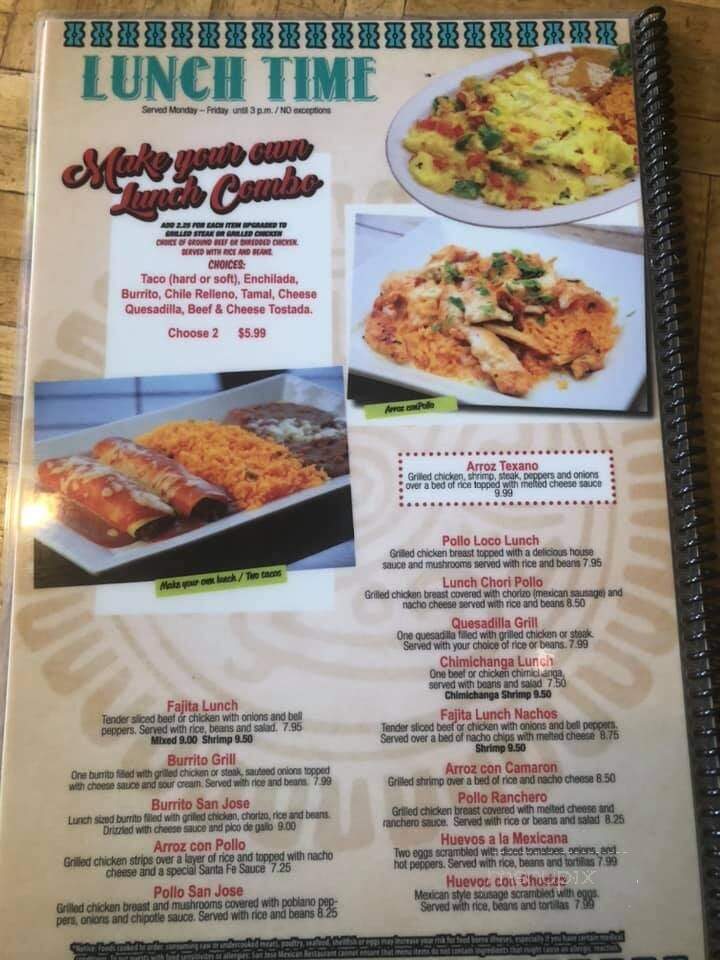 San Jose Mexican Restaurant - Wilson, NC