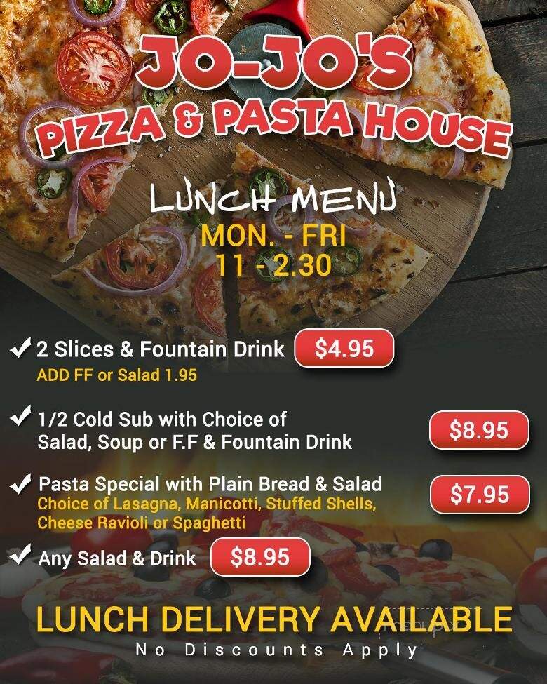 Jo-Jo Pizza & Subs - Elizabethville, PA