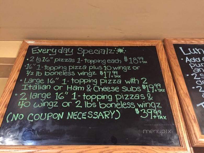 Zeiderelli's Pizza & Subs - Lemoyne, PA menu_pic
