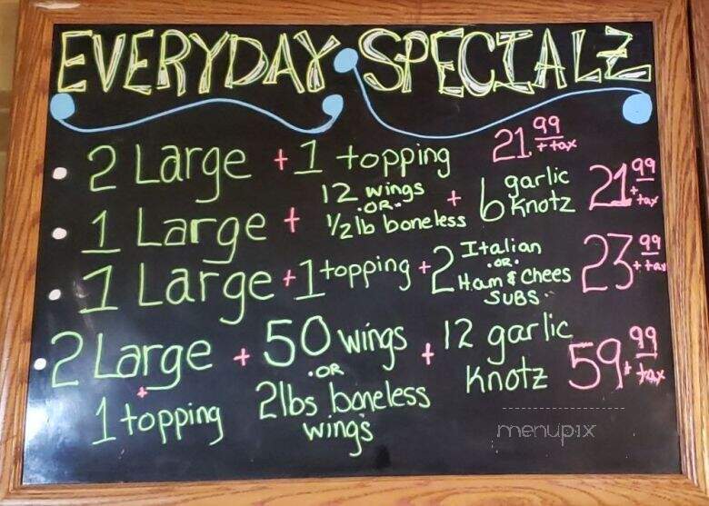 Zeiderelli's Pizza & Subs - Lemoyne, PA menu_pic