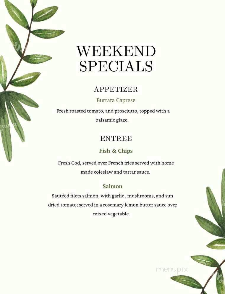 Vetrano's Italian Restaurant - Westerly, RI menu_pic