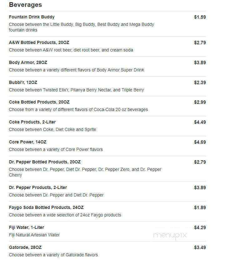 Kwik Trip - Chippewa Falls, WI menu_pic