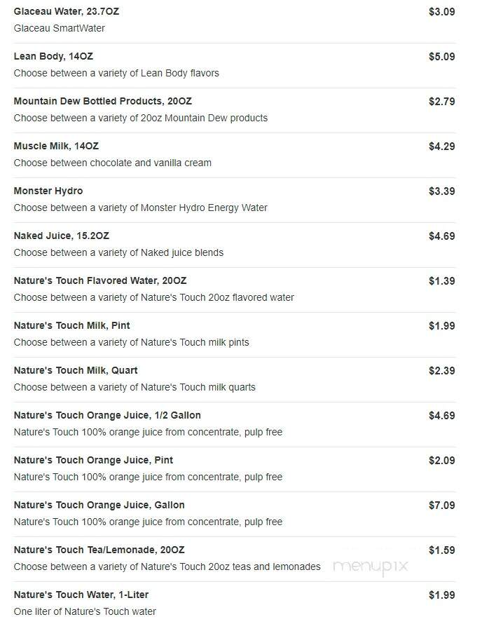 Kwik Trip - Chippewa Falls, WI menu_pic