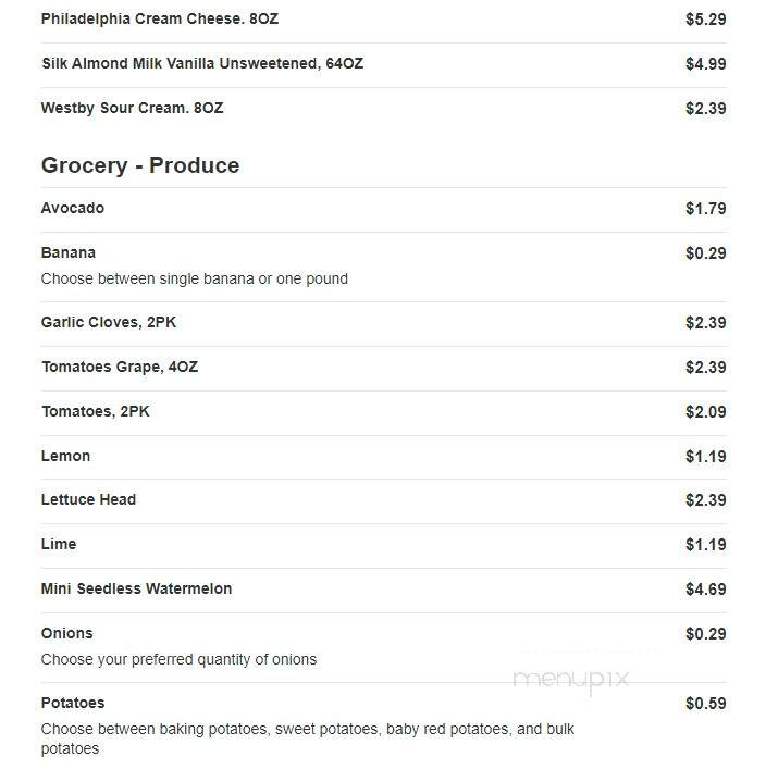 Kwik Trip - Chippewa Falls, WI menu_pic