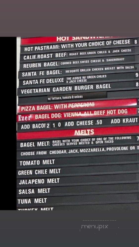 42nd Street Bagel - Claremont, CA menu_pic