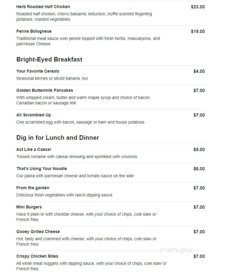 Concorde's Restaurant - Windsor Locks, CT menu_pic