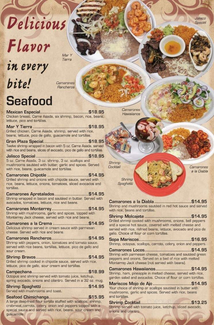Gran Plaza - Northfield, MN menu_pic