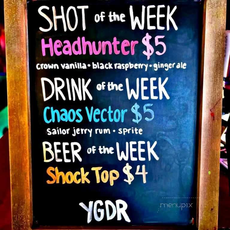 Tribble's Bar & Grill - Piedmont, SC menu_pic