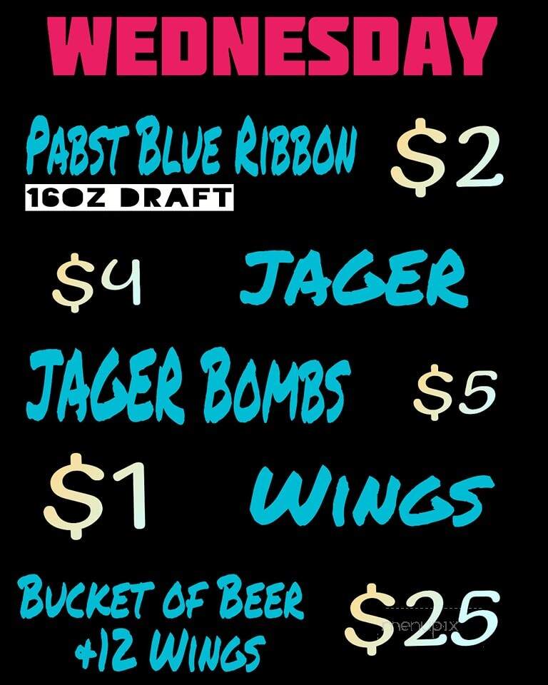 Tribble's Bar & Grill - Piedmont, SC menu_pic