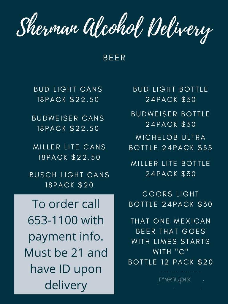 Sherman Inn Restaurant - Wolf Point, MT menu_pic